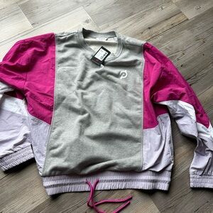 Peloton windbreaker crewneck